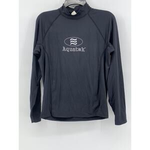 AQUATEK by Midway Kid's Black Performance Rash Guard Watersport Shirt SZ XL